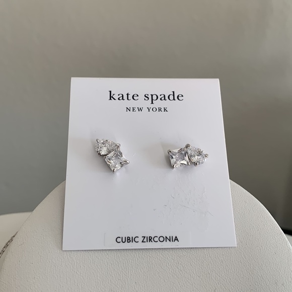 Kate Spade ♠️ CZ Necklace and Earrings Bundle - Picture 4 of 7